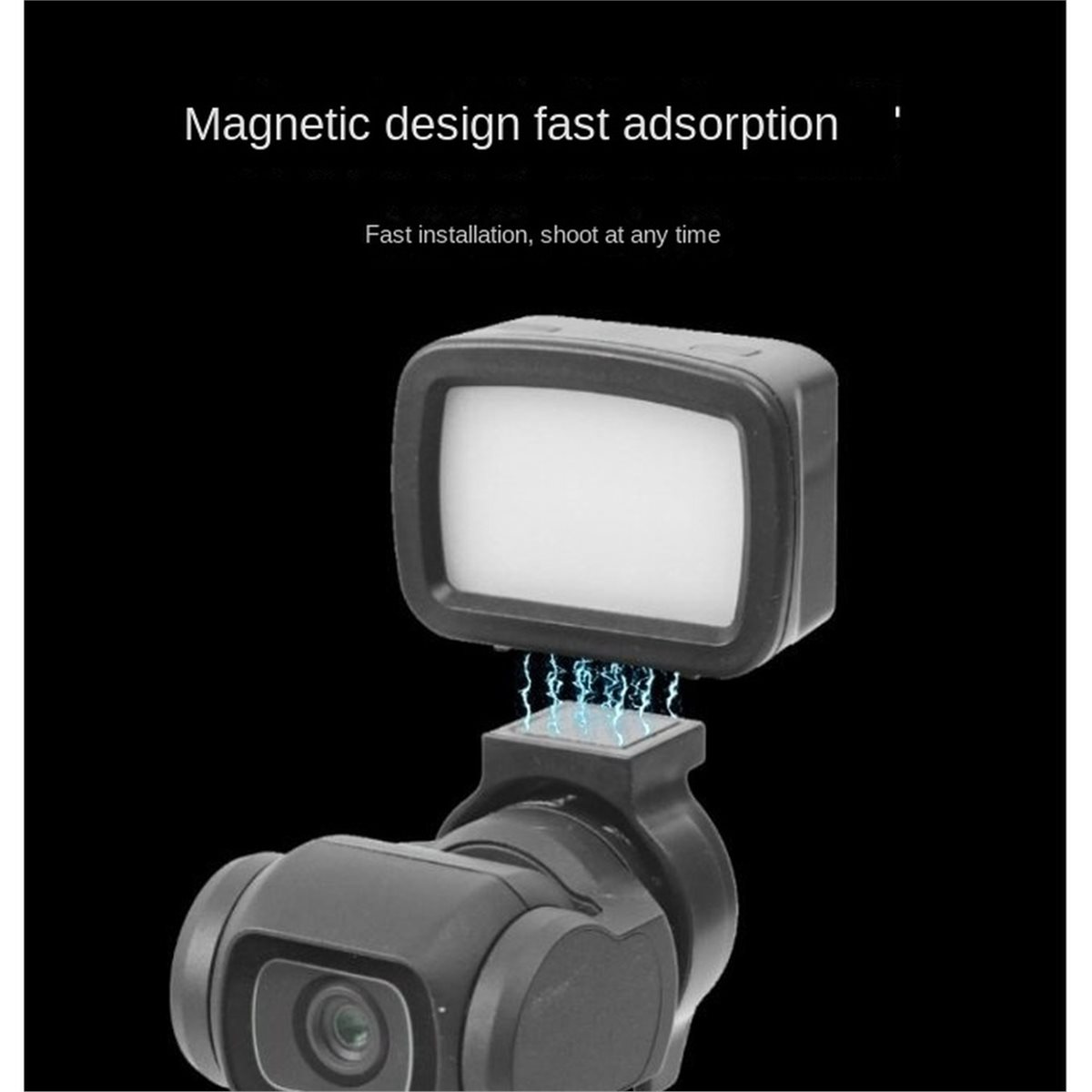 Photography Lighting - Magnetisch LED-licht voor Pocket 3/4P accessoires,