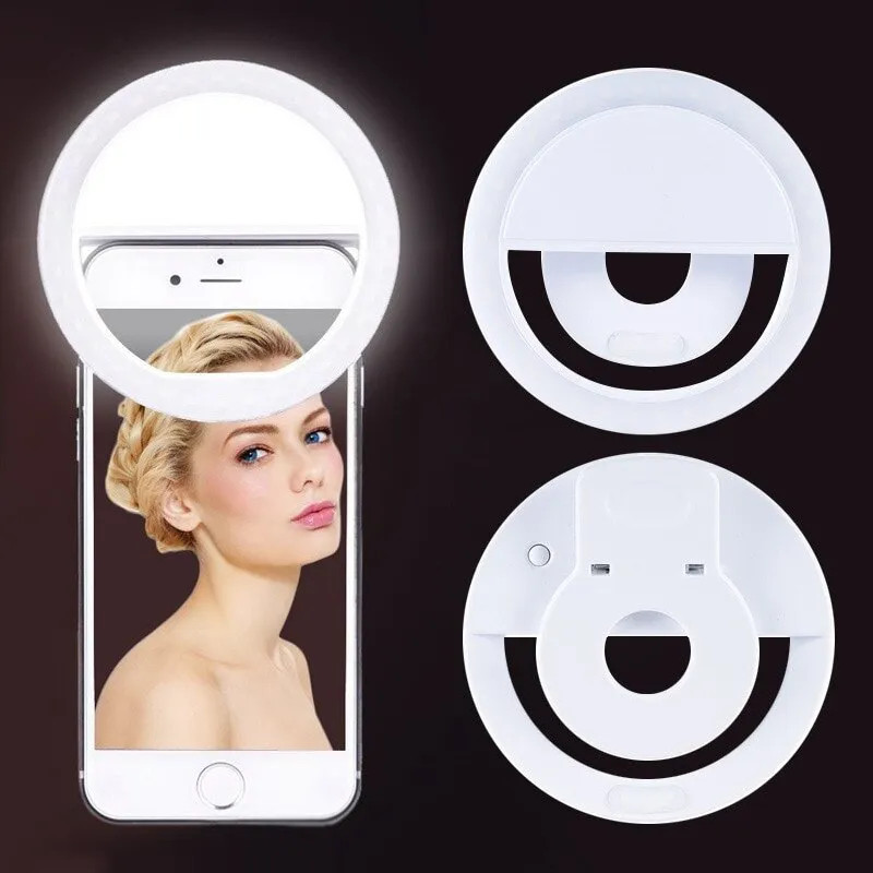 Photography Lighting Products - Usb Oplaadbare Led Selfie Ring Licht