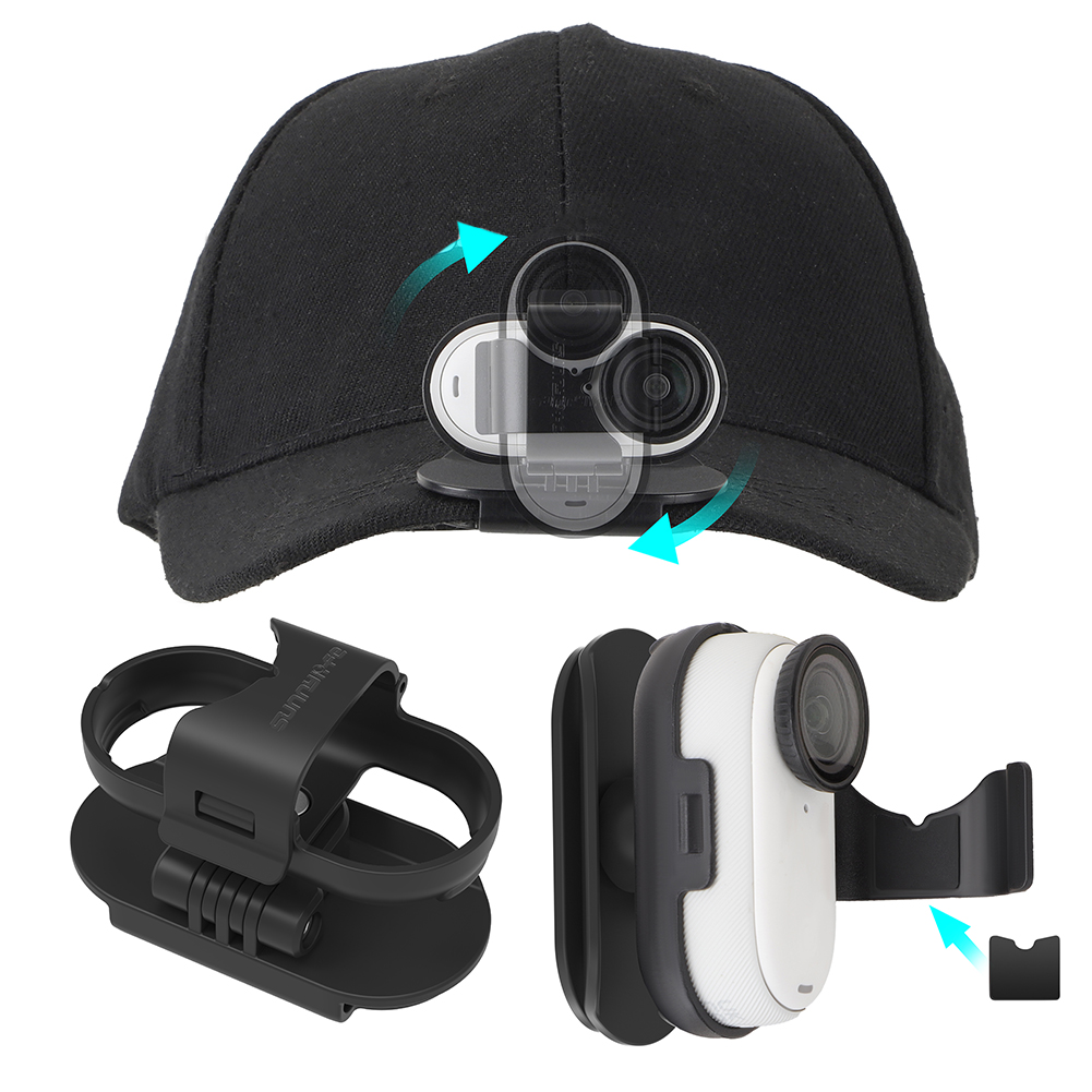 Insta360 Camera Go 3 - Rugzakclip 360 graden cameraclip Vaste montageklem