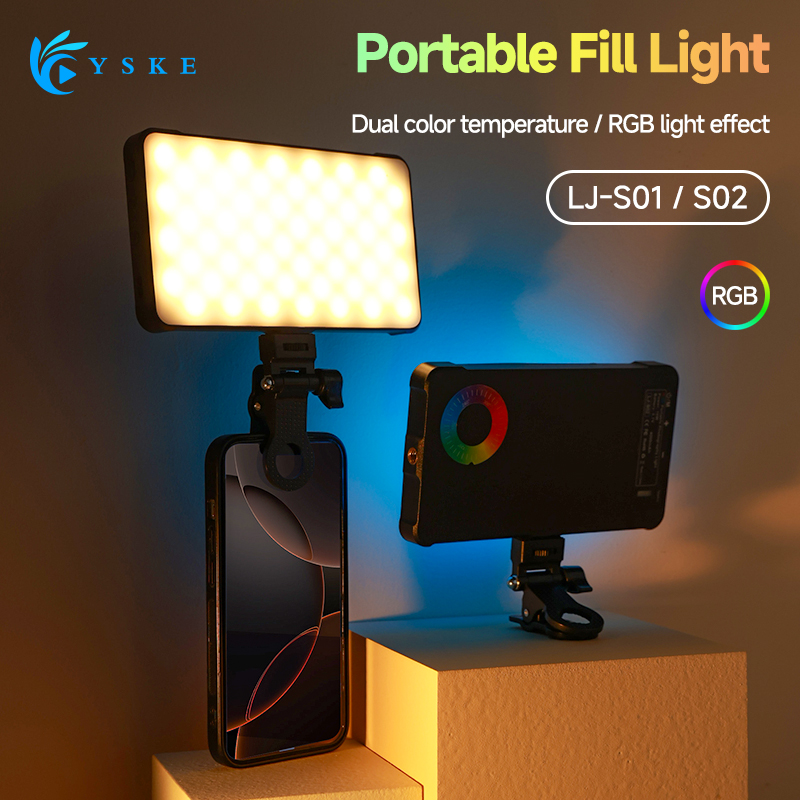 Photography Lighting Tool - RGB LED-videolamp Vul rechte zak Fotografie