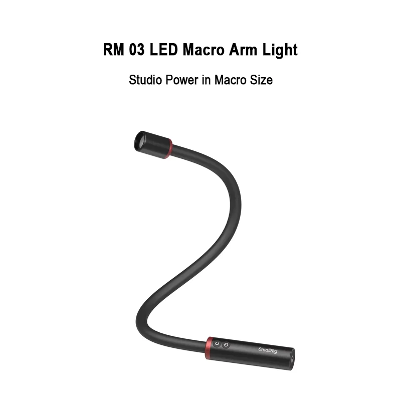Photography Lighting Angles - BrandSmallRig RM-03 Macrofotografie LED-licht 3W LED