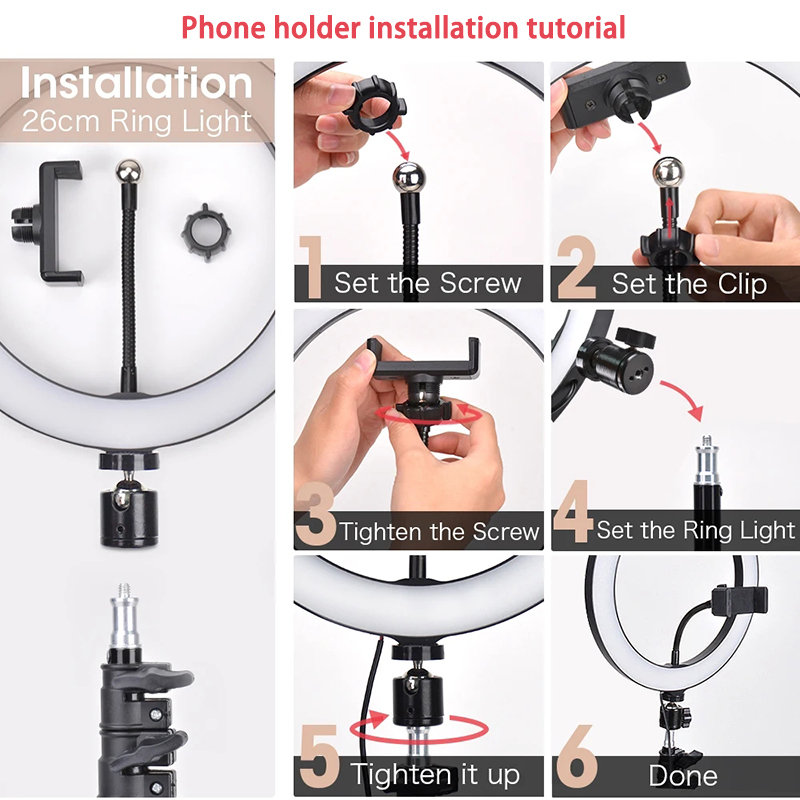 16/26/33cm Selfie Ring Licht F - Photography Lighting Tool recensie en prijs