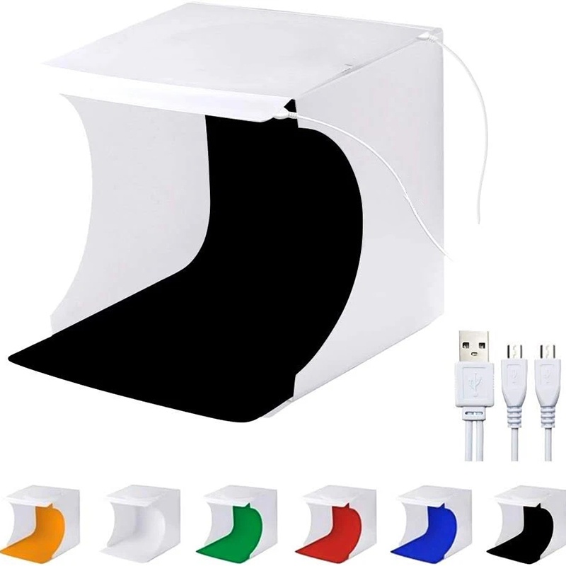 Draagbare opvouwbare fotobox f - Photography Lighting Kit With Backdrop recensie en prijs