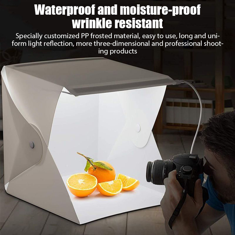 Draagbare opvouwbare fotobox f - Photography Lighting Kit With Backdrop recensie en prijs