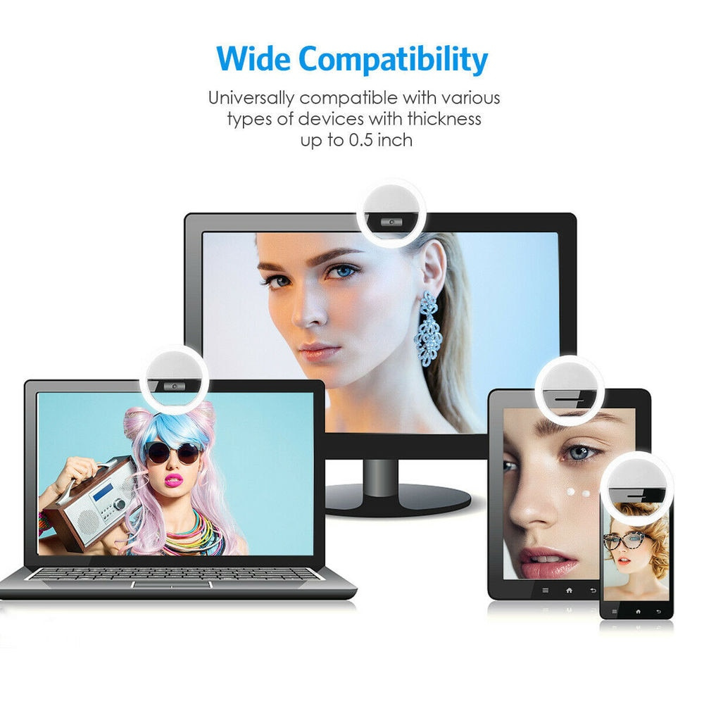 USB Oplaadbare LED Selfie Ring - Photography Lighting Products recensie en prijs
