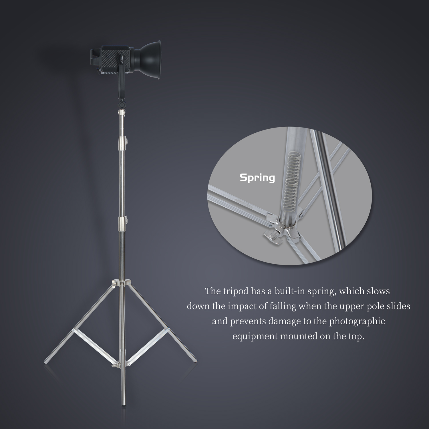 SH 2,8 m roestvrijstalen licht - Photography Lighting Tool recensie en prijs