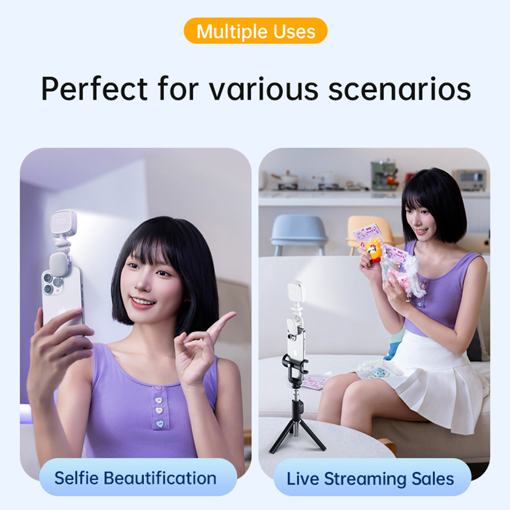 Draagbare LED Selfie Light Cam - Photography Lighting Products recensie en prijs