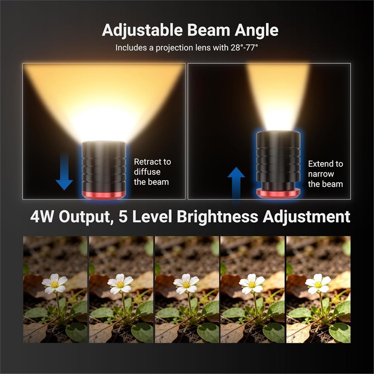M05K LED-lamp voor macrofotogr - Photography Lighting Angles recensie en prijs