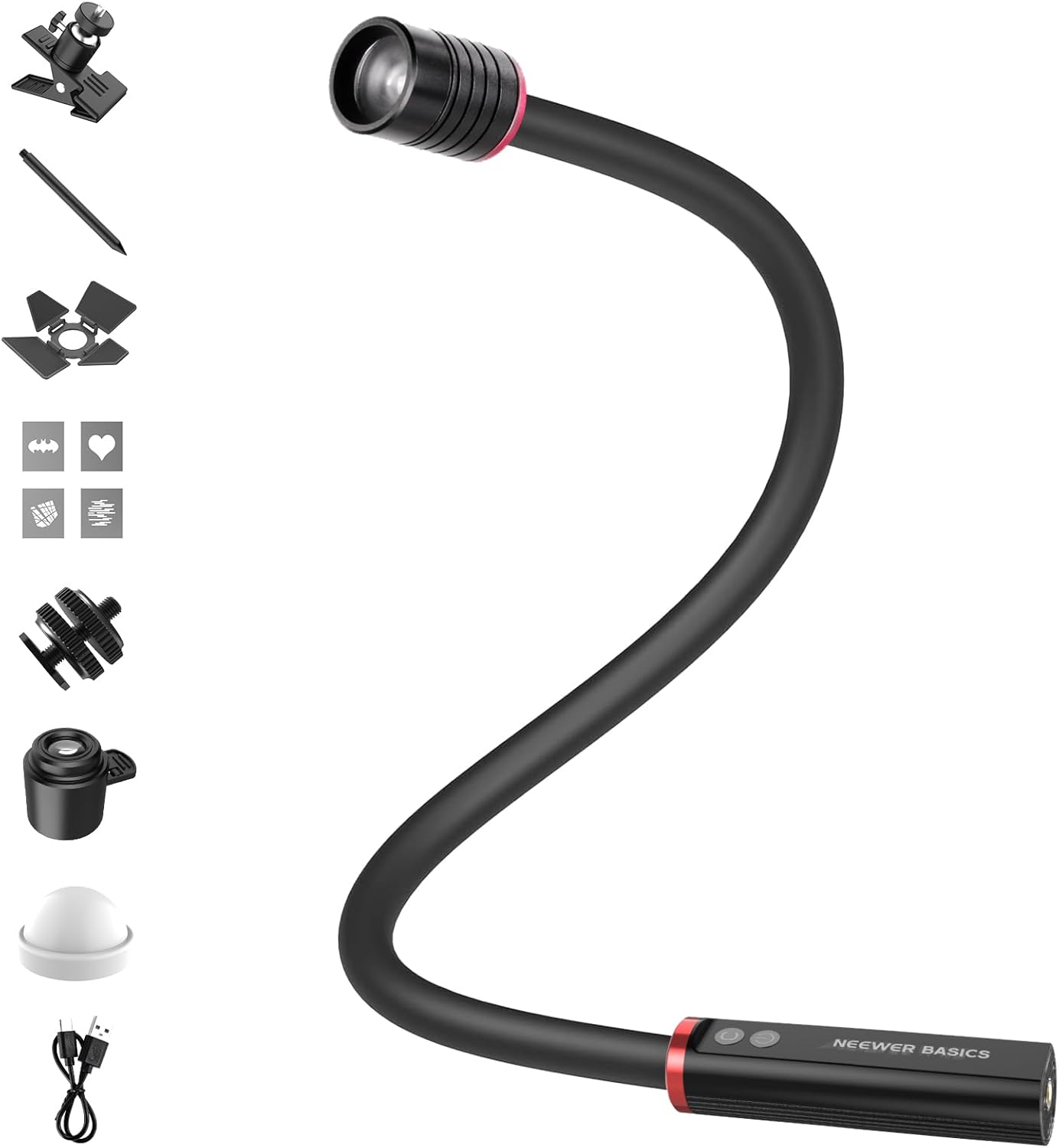 NEEWER Basics ML01 USB C LED-l - Photography Lighting Angles recensie en prijs