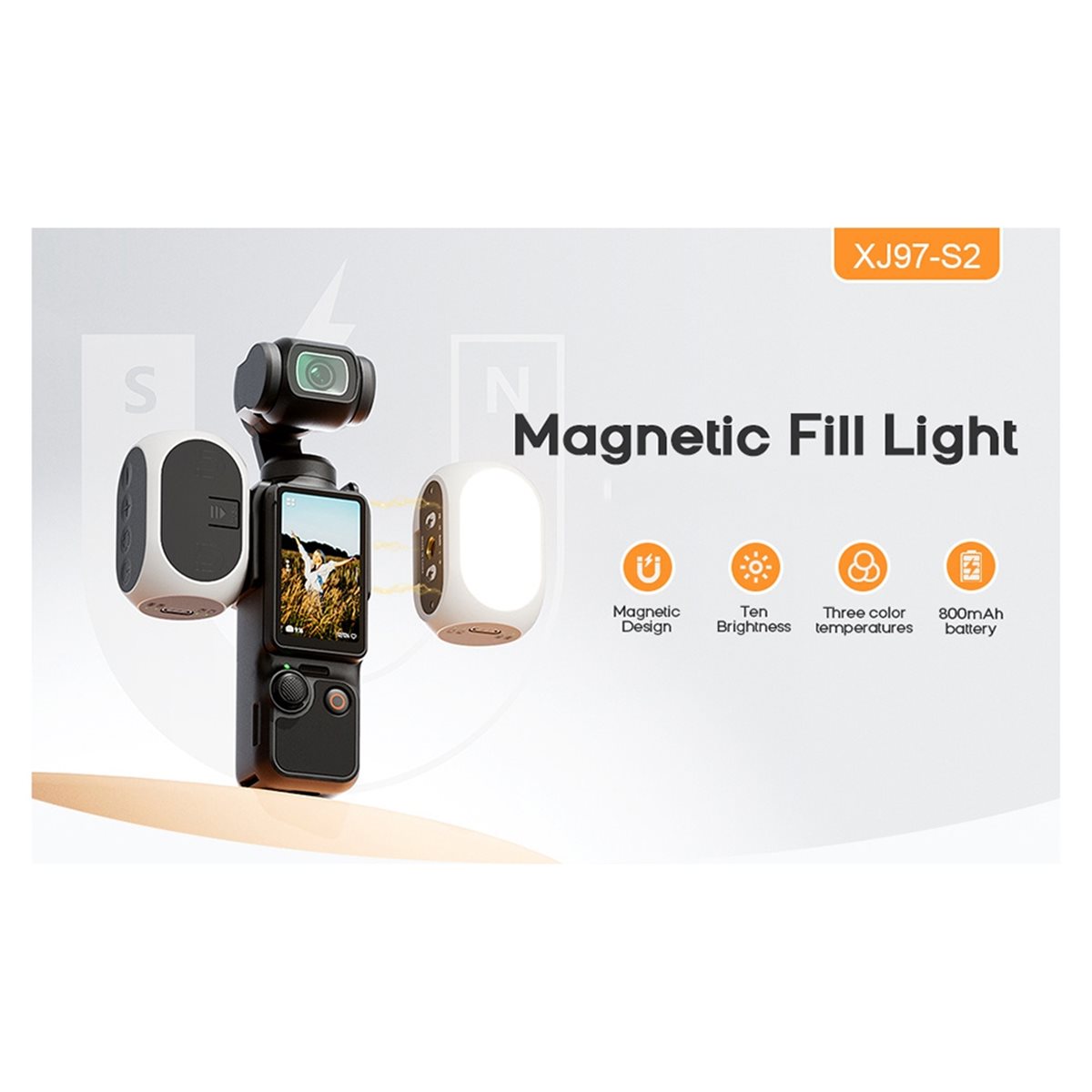 A48U Zaklamp voor Pocket 3 Fil - Photography Lighting Composition recensie en prijs