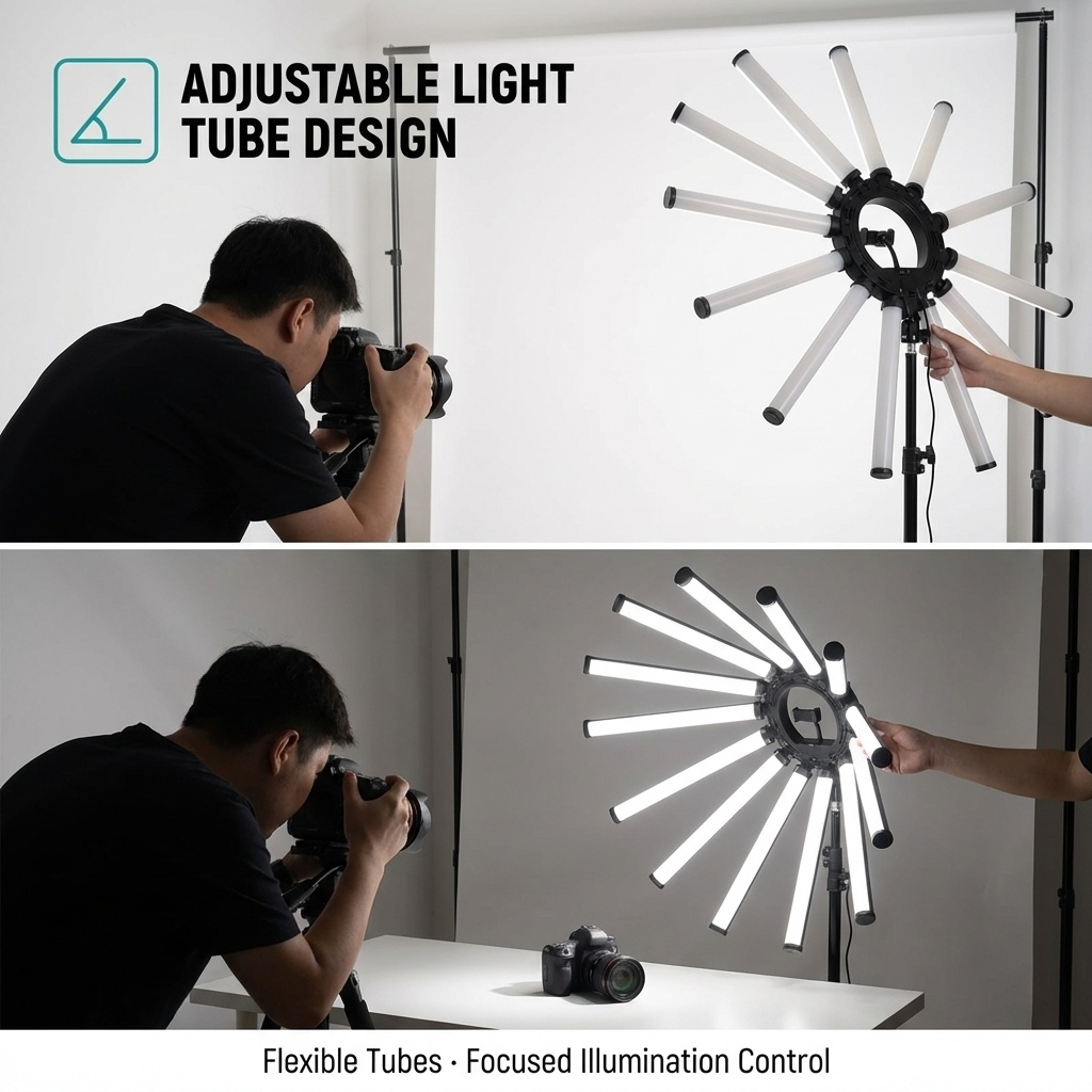 12-armige multi-tube fotografi - Photography Lighting For Studio recensie en prijs