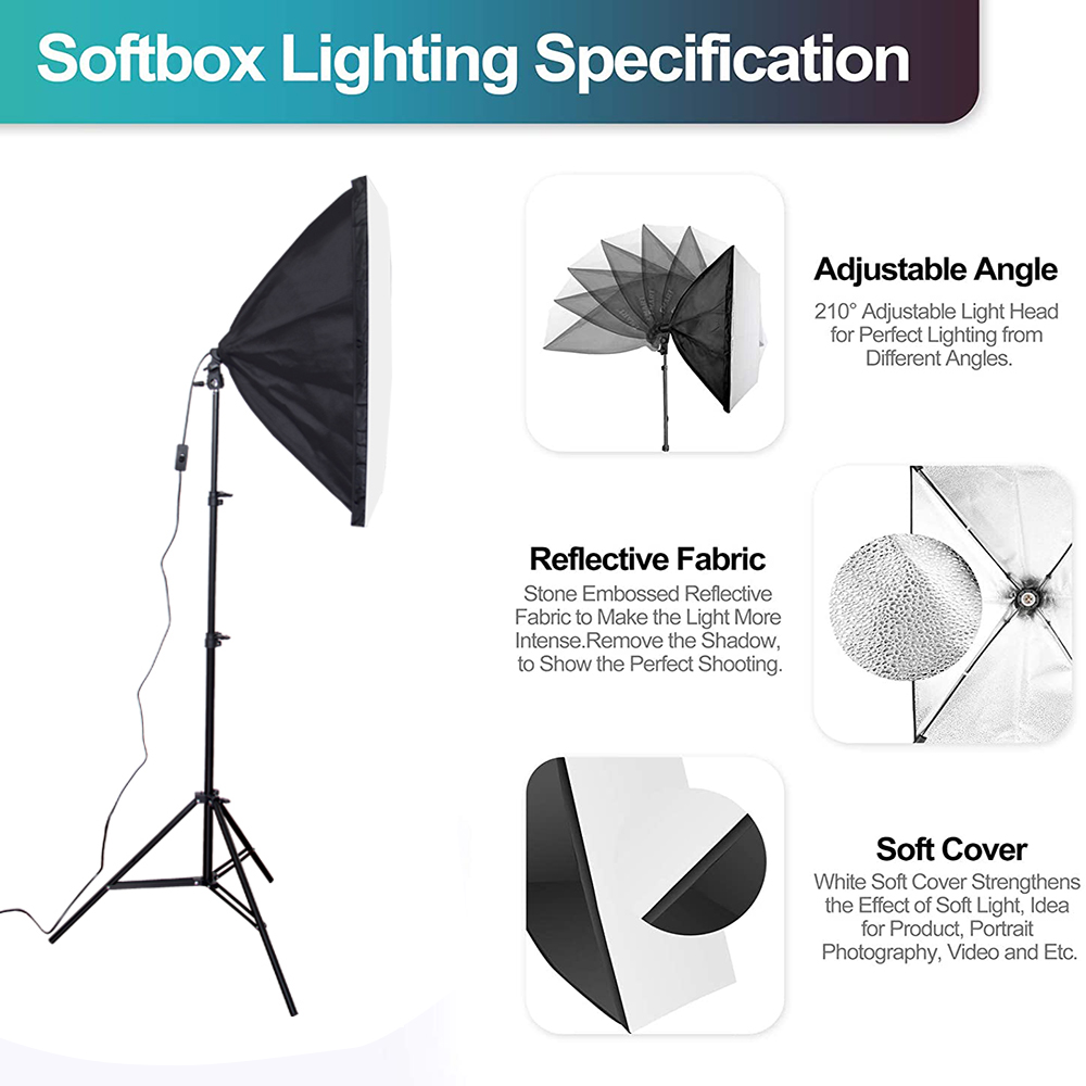 Kosteneffectieve fotostudio-ui - Photography Lighting Kit With Backdrop recensie en prijs
