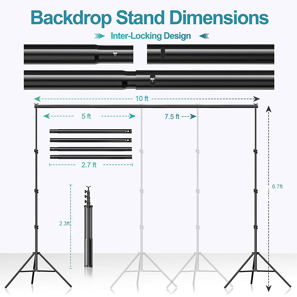 Kosteneffectieve fotostudio-ui - Photography Lighting Kit With Backdrop recensie en prijs