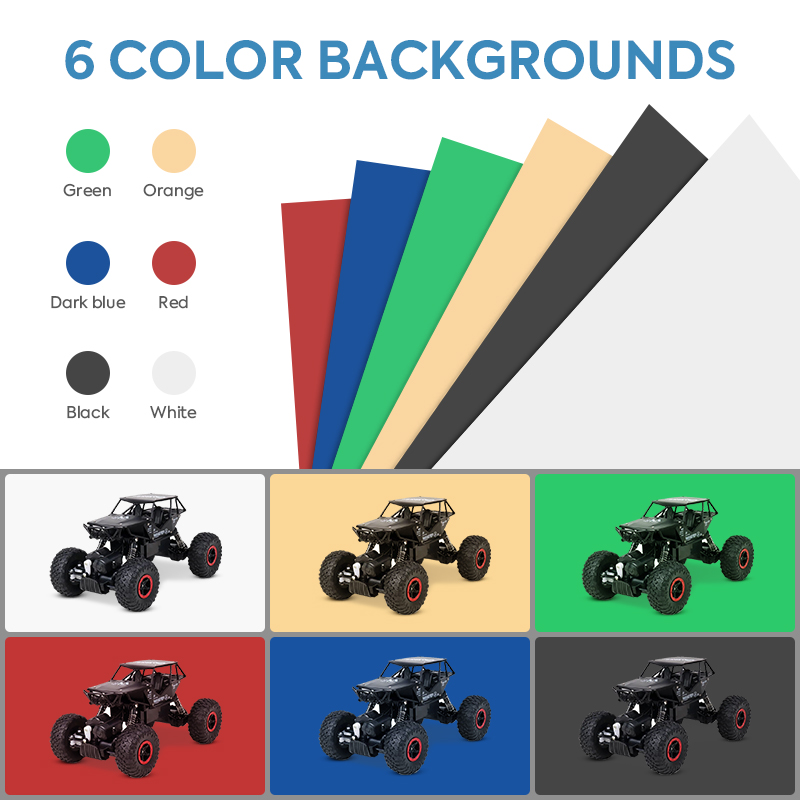 11,8 x 11,8 inch opvouwbare fo - Photography Lighting Kit With Backdrop recensie en prijs
