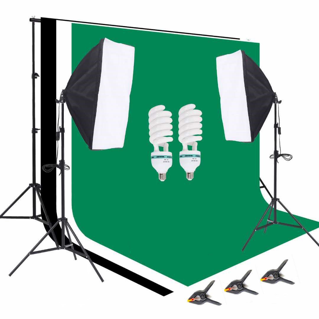 Fotostudio-apparatuur 2,6*3m a - Photography Lighting Kit With Backdrop recensie en prijs