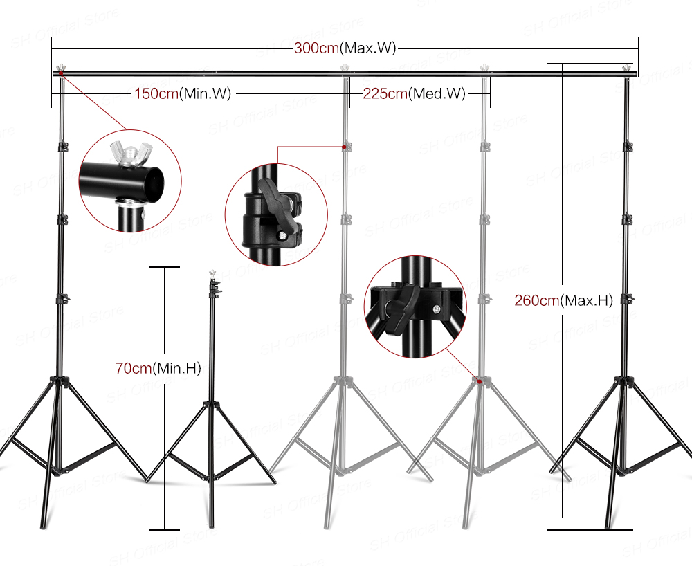 Fotografie Fotostudio Softbox  - Photography Lighting Kit With Backdrop recensie en prijs