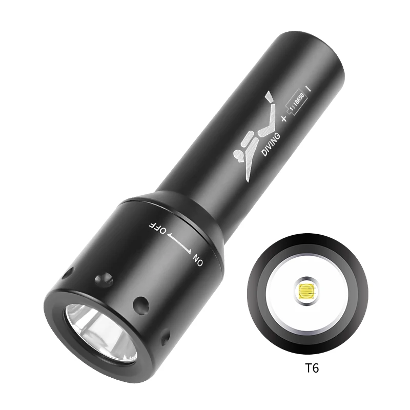 Nieuwe T6 LED-duiklamp Lange a - Photography Lighting recensie en prijs