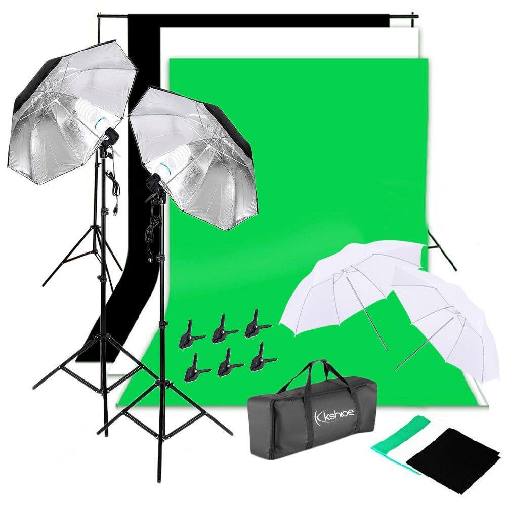Fotostudio Fotografie Verlicht - Photography Lighting Kit With Backdrop recensie en prijs