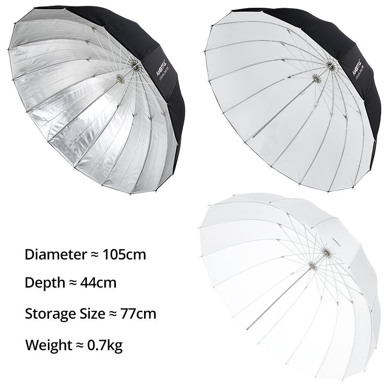 AMBITFUL 105 cm 130 cm 160 cm  - Parabolic Umbrella Deep recensie en prijs