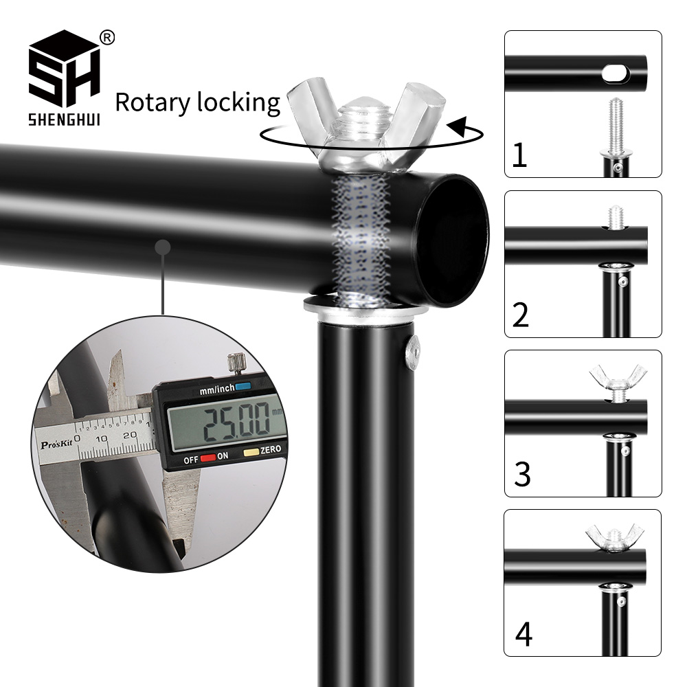Fotostudio achtergrondfotograf - Photography Lighting Kit With Backdrop recensie en prijs